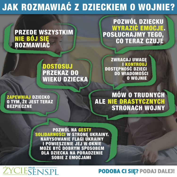Jak rozmawiać z dzieckiem o wojnie?